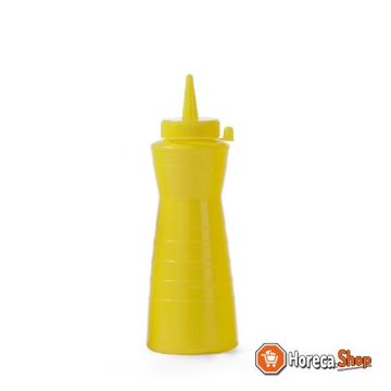 Dispenser flacon easy squeeze, , 0,6l, geel, ø75x(h)240mm