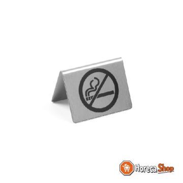 Tafelstandaard rvs niet roken 52x40 mm