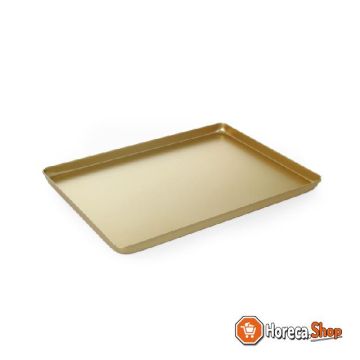Tray 400x300x20 mm already gold colored