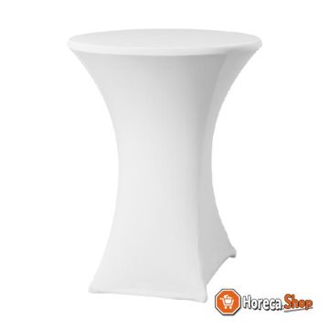 Standing table cover white