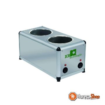 Caraphot two| chocoladesmelter | 2x 7 liter | 310x570x(h)300mm