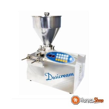 Crème vulmachine dosicream | trechter 13 liter | 450x300x730(h)mm