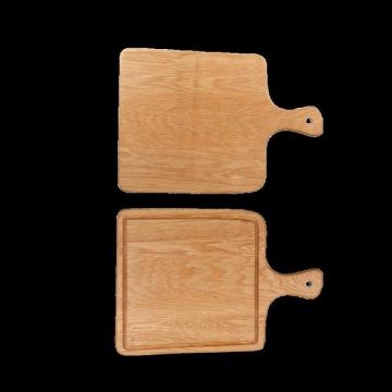 Art de cuisine rustics oak boards plank vierkant met handgreep - 255x365mm - natural oak