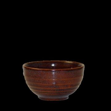 Bowl gebribbeld - ø130mm - 0.56ltr - cinnamon brown