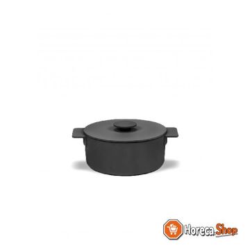 Surface pot geëmailleerd gietijzer - ø200mm - 2ltr - zwart