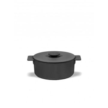 Surface pot geëmailleerd gietijzer - ø230mm - 3ltr - zwart