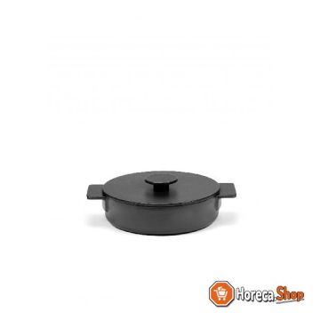 Surface braadpan geëmailleerd gietijzer - ø230mm - 1.7ltr - zwart