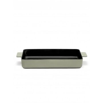 Surface ovenschaal geëmailleerd gietijzer - 370x280x60mm - camogreen