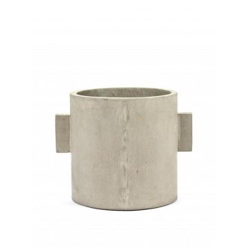 Pot beton rond - ø250mm - h 250mm - naturel