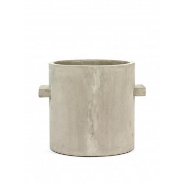 Pot beton rond - ø270mm - h 270mm - naturel
