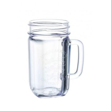 Drinking jar - 0.41ltr - clear