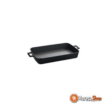 Dish rectangular 400x260 mm lvptp2640k0bl black   black u003c u003e