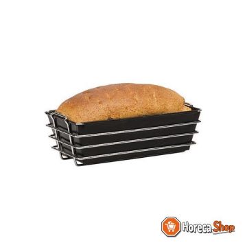Broodvorm 800 gr. met frame - 280x90x90mm - zwart