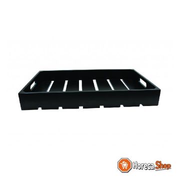 Tray gastronorm 1 1 black  crate11bk