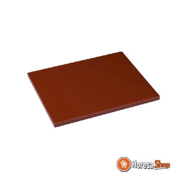 Plaque de découpe marron  530x325x15mm