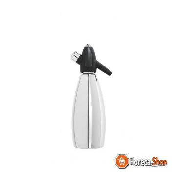 Soda siphon stainless steel 1.00 ltr  102010