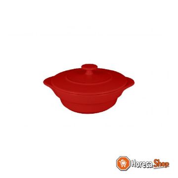 Chef s fusion cocotte rond met deksel - ø160mm - bright red
