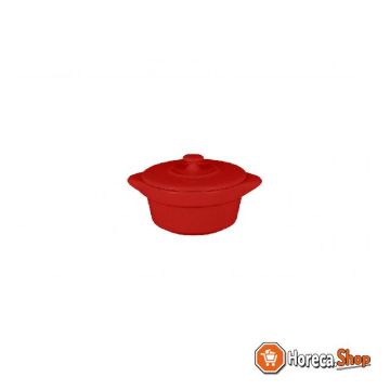 Chef s fusion cocotte mini met deksel - ø85mm - bright red
