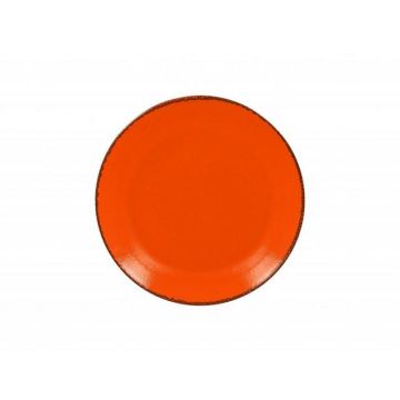 Coupebord plat - ø270mm - orange