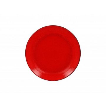 Coupebord plat - ø270mm - red