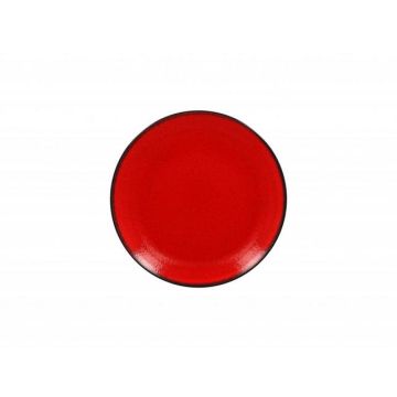 Coupebord plat - ø240mm - red