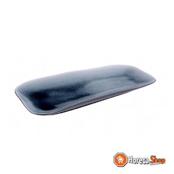 Dish rectangular 320x160mm  gray blue
