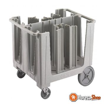 Plate trolley with 6 adjustable walls  adcs-480 speckled gray