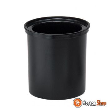 Pot coldfest rond h 170mm 1.60 ltr  cfr18-110 noir