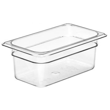 Gastronormbak 1 4 gn - 265x162x100mm - clear