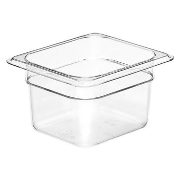 Gastronormbak 1 6 gn - 176x162x100mm - clear