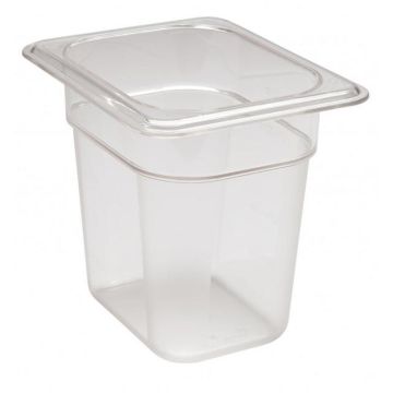 Gastronormbak 1 8 gn - 161x132x150mm - clear