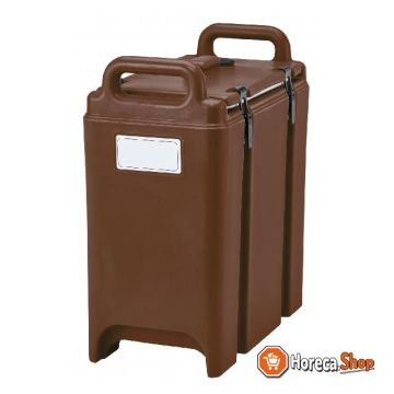 Soepcontainer dubbelwandig - 12.7ltr - dark brown