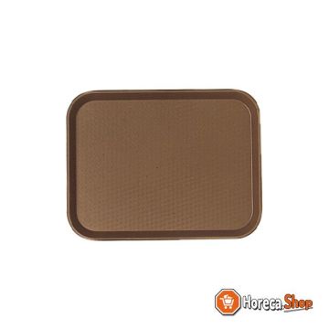 Fast food dienblad - 345x265mm - brown