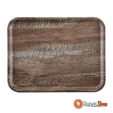 Dienblad madeira - 370x530mm - dark oak