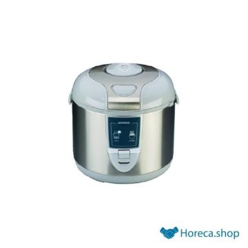 Rice cooker stainless steel   brushed 3 ltr. 450 w.