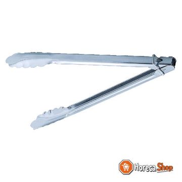 Serving tongs stainless steel 40 cm