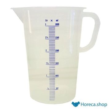 Measuring cup plastic 3.00 l.