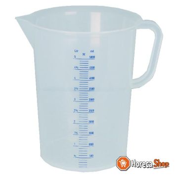 Measuring beaker plastic 0.10 l.