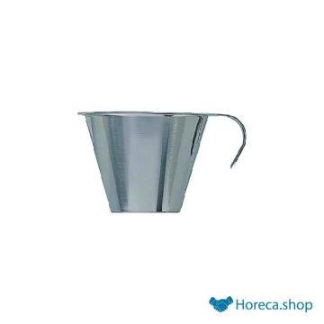Measuring cup 0.10 l. stainless steel open gr.