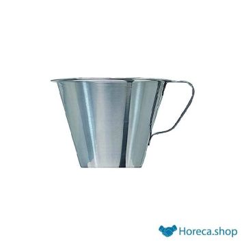 Measuring cup 0.50 l. znd. stainless steel base
