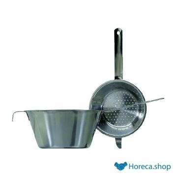 Colander with stainless steel handle 17x6 cm