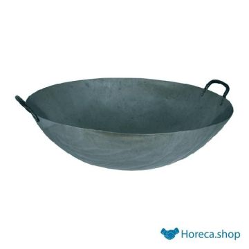 Tôle d acier wok m. gr. 65 cm