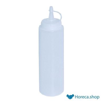 Squeeze bottle 35 cl. clear with cap