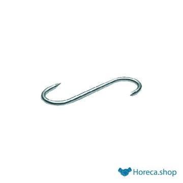 Meat hook 12 cm stainless steel 4 on card