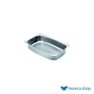 Meat tray stainless steel 40x27x7 cm