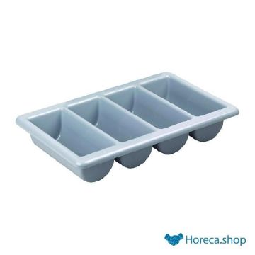 Cutlery tray 4 compartments gray gn 1 1
