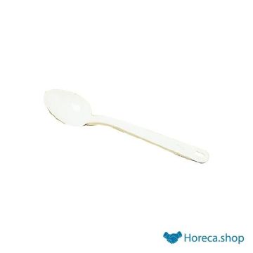 Serving spoon plastic white 34 cm