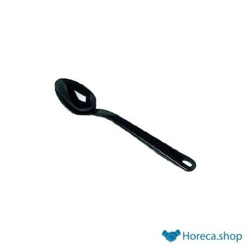 Serving spoon plastic black 34 cm
