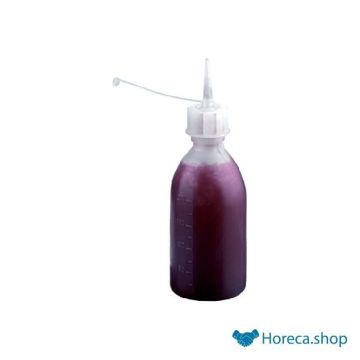 Squeeze bottle with thin syringe for plate decoration 25 cl.