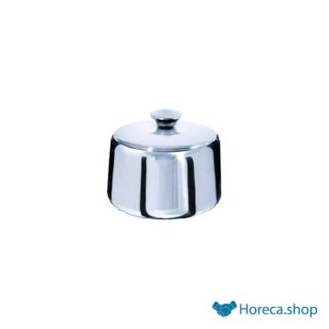 Sugar bowl stainless steel conical m   d 0.23 l.